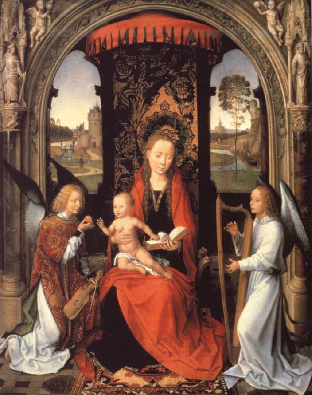 Hans Memling Madonna nad Child with Angels china oil painting image